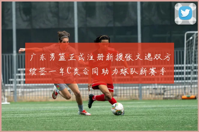 广东男篮正式注册新援张文逸双方续签一年C类合同助力球队新赛季